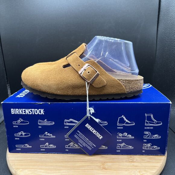 Birkenstock Women’s Size 6 Boston BS Clogs Mink Tan Brown Shoes Sandals